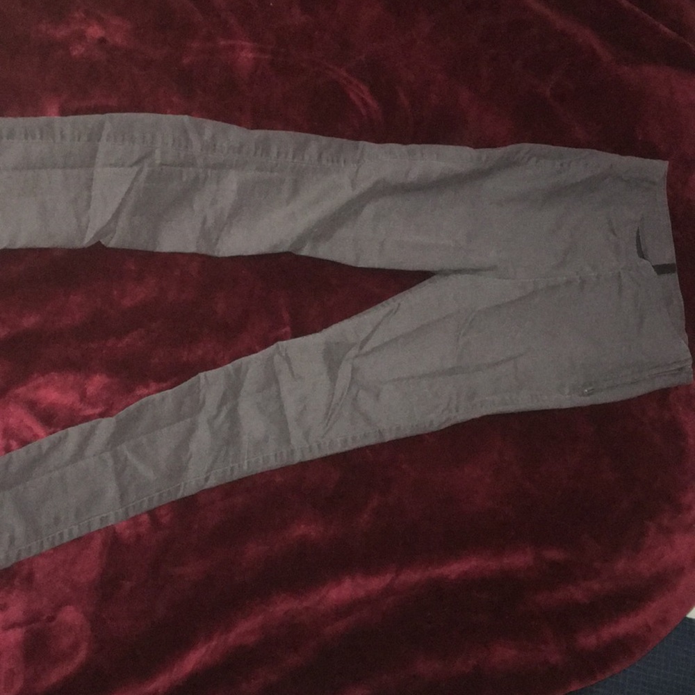 Gray “Divided” work slacks